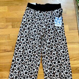Women's High Waisted Neutral Sweaterknit Poppy Flare Pants - DVF // NWT